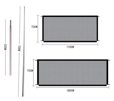 Cerca Retrátil para Cães e Bebês - Tela Mágica de Segurança