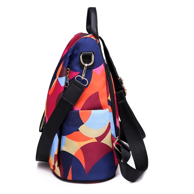 Mochila Feminina Impermeável Colorida - Paoba Plus