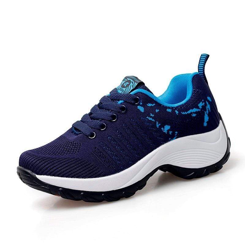 Tênis De Caminhada Feminino Plataforma Fashion Running ™